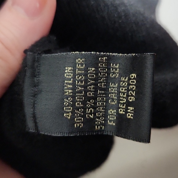 Twiggy London Womens Sweater Size 3X Sleeveless Black Angora Rabbit Fur Blend - Picture 4 of 11